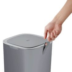 Vidaxl Senzorski koš za smeti Morandi 30 L siv