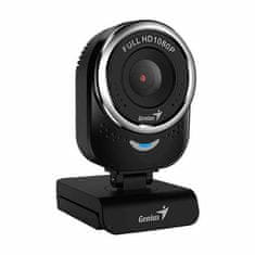Genius qCam 6000 Mic 1080p črna, spletna kamera