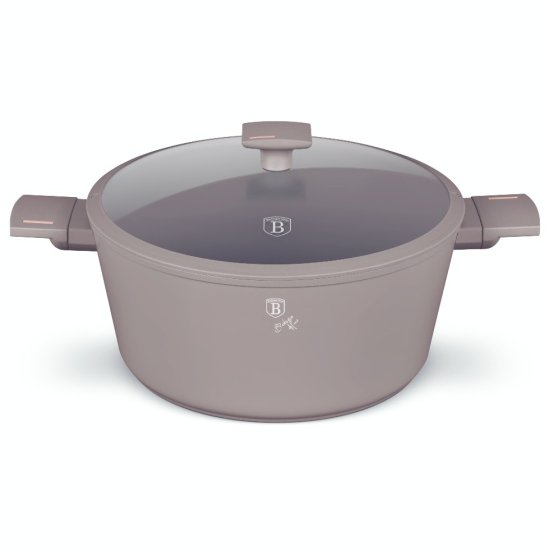 Berlingerhaus Kozarec s titanovo površino in pokrovom 20 cm Taupe Collection BH-8100