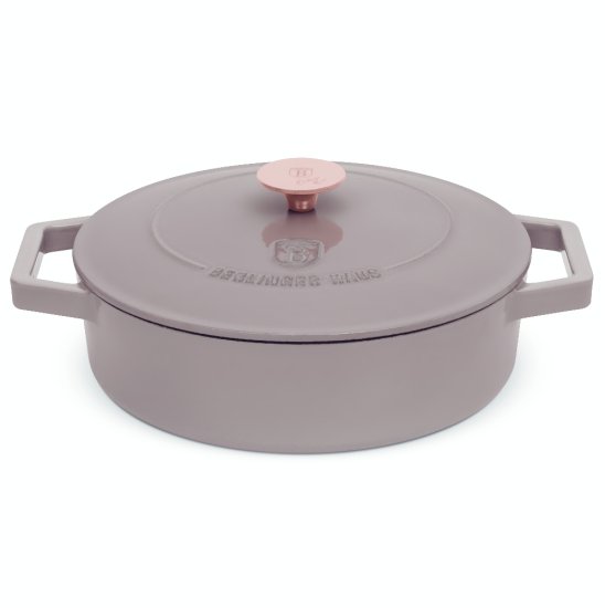 Berlingerhaus Litoželezni pekač s pokrovom 26 cm Taupe Collection BH-6527