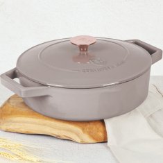 Berlingerhaus Litoželezni pekač s pokrovom 26 cm Taupe Collection BH-6527