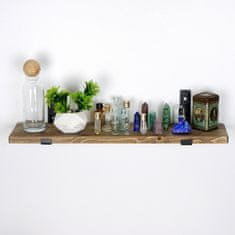 Woody Fashion Dekorativna lesena stenska polica, LAM010