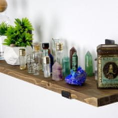 Woody Fashion Dekorativna lesena stenska polica, LAM010