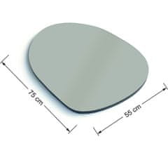 Woody Fashion Dekorativno ogledalo, Gusto Mirror - črno