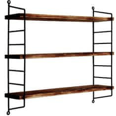 Woody Fashion Dekorativna lesena stenska polica, WR088