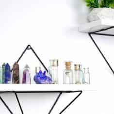 Woody Fashion Dekorativna lesena stenska polica, WR060