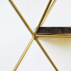 Woody Fashion Dekorativna lesena stenska polica, WR076