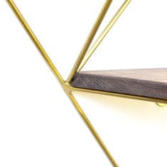 Woody Fashion Dekorativna lesena stenska polica, WR075