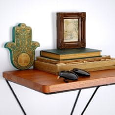 Woody Fashion Dekorativna lesena stenska polica, WR037