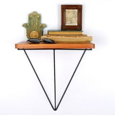 Woody Fashion Dekorativna lesena stenska polica, WR037