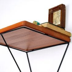 Woody Fashion Dekorativna lesena stenska polica, WR037