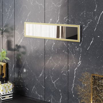 Woody Fashion Dekorativno ogledalo iz ivernih plošč, Frida - belo