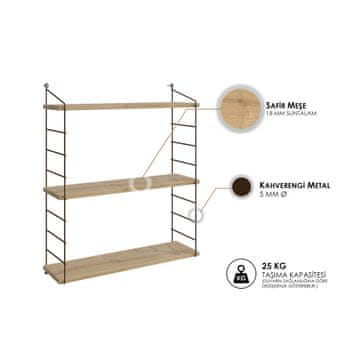 Woody Fashion Stenska polica