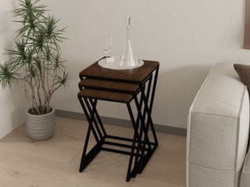 Woody Fashion Gnezditvena miza (3 kosi)