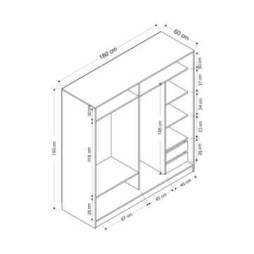 Woody Fashion Garderoba