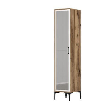 Woody Fashion Garderobna omara, Kumsal R - oreh, bela