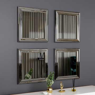 Woody Fashion Komplet ogledal (4 deli)