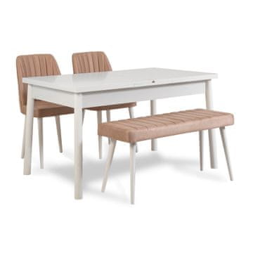 Woody Fashion Komplet mize in stolov (4 kosi)