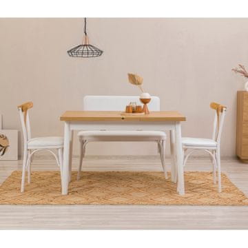 Woody Fashion Komplet mize in stolov (4 kosi)