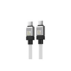 BASEUS CoolPlay kabel, USB-C na USB-C, 2m, 100W, bel (CAKW000302)