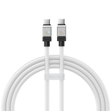 BASEUS CoolPlay kabel, USB-C na USB-C, 2m, 100W, bel (CAKW000302)