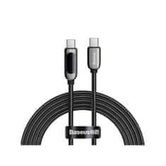 BASEUS Display kabel, USB-C-USB-C, 100W, 2m, črn (CATSK-C01)