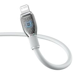 BASEUS Pudding kabel, USB-C na Lightning, PD, 20W, 2m, bel (P10355701221-01)