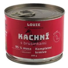 Louie Konzervirana raca z brusnicami 200g