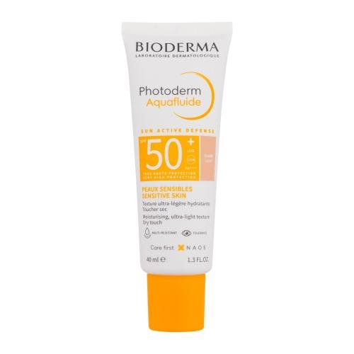 Bioderma Photoderm Aquafluid Tinted SPF50+ obarvan fluid za obraz z visoko zaščito pred uv žarki 40 ml Odtenek light unisex