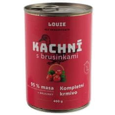 Louie Konzervirana raca z brusnicami 400g