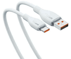 BASEUS Pudding kabel, USB-C, 100W, 1,2m, bel (P10355703221-00)