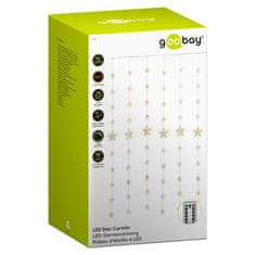 Goobay Svetlobna zavesa z zvezdami 80 led 5m kabel + 1,05m LED trak