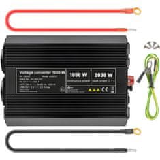 Goobay 12V-230V DC/AC USB-5V 1000W pretvornik inverter napajalnik