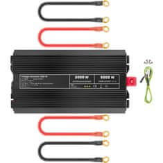 Goobay 12V-230V DC/AC USB-5V 3000W pretvornik inverter napajalnik