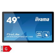 iiyama ProLite TF4939UHSC-B1AG 123cm (49") IPS 4K 24/7 informacijski na dotik / interaktivni monitor