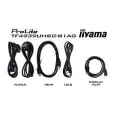 iiyama ProLite TF4939UHSC-B1AG 123cm (49") IPS 4K 24/7 informacijski na dotik / interaktivni monitor
