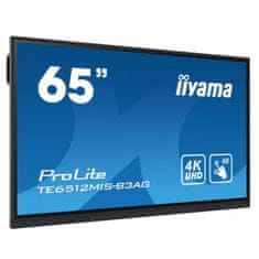 iiyama ProLite TE6512MIS-B3AG 65" (165,1cm) 24/7 UHD IPS na dotik / interaktivni črni zaslon