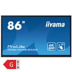 iiyama ProLite TE8612MIS-B3AG 217cm (86") VA 4K 24/7 informacijski na dotik / interaktivni monitor