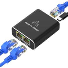 No Name Gigabit Ethernet 1 na 2 RJ45 LAN mrežni razdelilec splitter