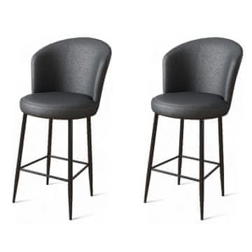 Woody Fashion Komplet barskih stolčkov (2 kosa)