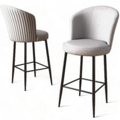 Woody Fashion Komplet barskih stolčkov (2 kosa)