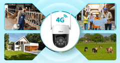 Dahua 4G nadzorna kamera P5AE-PV-4G, 360°, 5MP (2880 × 1620), IR+LED, IP66