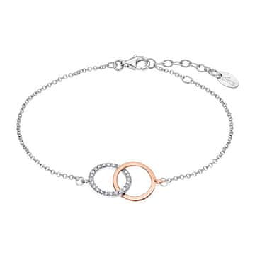 Lotus Silver Elegantna dvobarvna zapestnica iz srebra LP1955-2 / 1