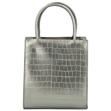 David Jones Ženska torba čez telo CM7026 srebrne barve