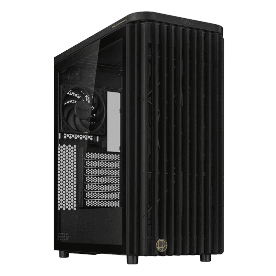 ASUS ProArt PA401 Wood računalniško ohišje, kaljeno steklo, 1x 120 mm in 2x 160mm (90DC00M0-B39000)