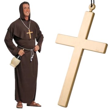 Korbi Plastični križ Halloween rekvizit za kostume