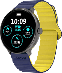 Canyon Jacky pametna ura, Bluetooth, 200 mAh, rumena/modra (CNS-SW69BL)