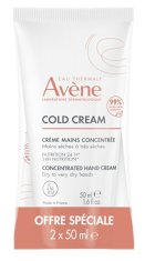 Avéne Komplet krem za roke za suho do zelo suho kožo Cold Cream 2 x 50 ml
