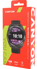 Canyon Maverick SW-83 pametna ura, IPS, RAM 192KB, ROM 128MB, črna (CNS-SW83BB)