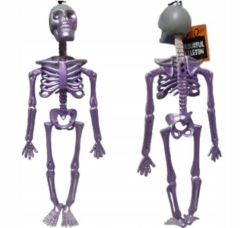 Korbi Okostje 33 cm Halloween Dekoracija Korbi Plastično